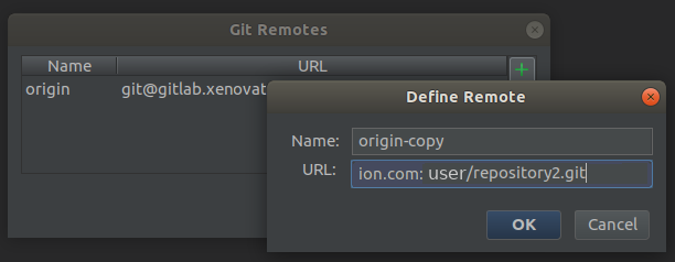 git define new remote