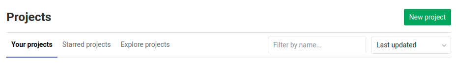 git new project gitlab
